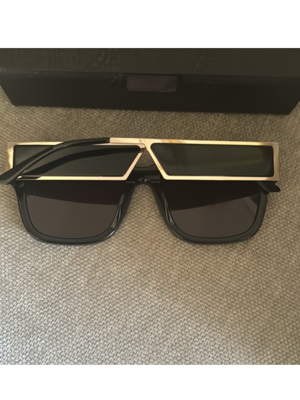 NWOT Diff Isabella Polarized Women’s Black Square Frame Sunglasses - Picture 4 of 7